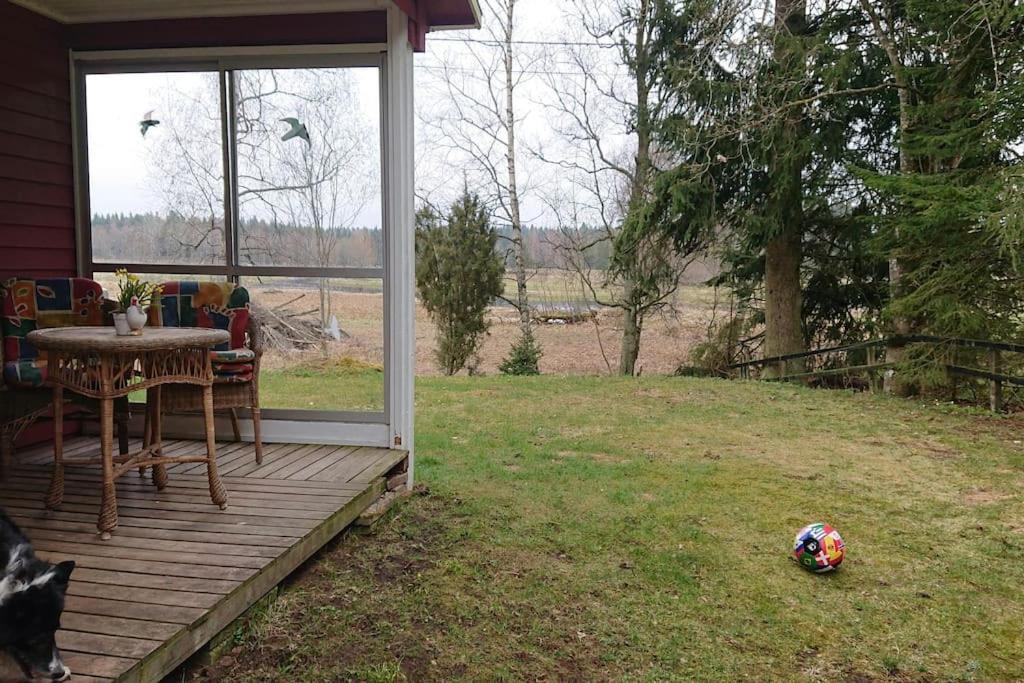 Stuga Vad Vatten Åsarp Esterno foto