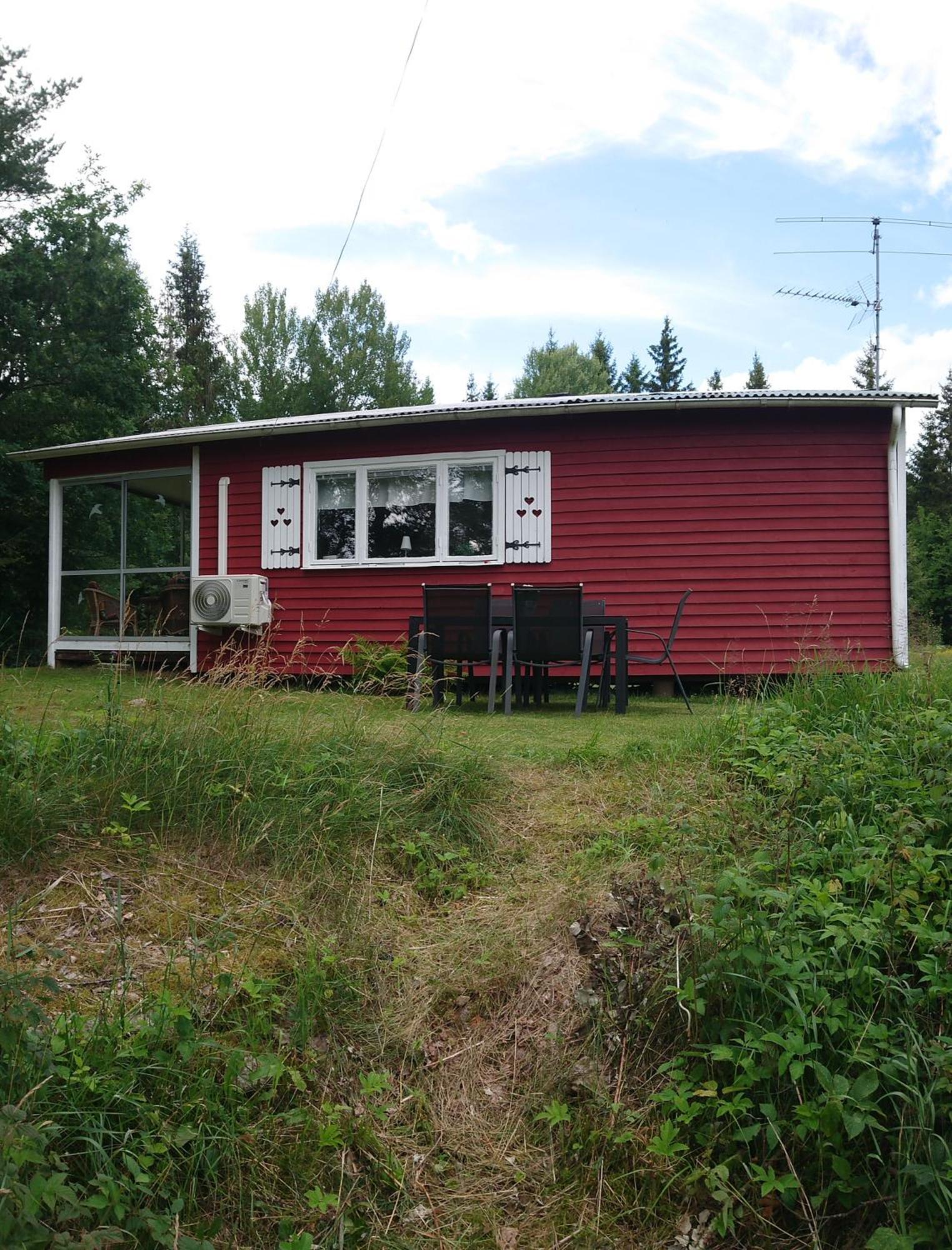 Stuga Vad Vatten Åsarp Esterno foto